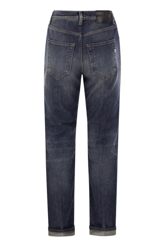  돈답 스트레이트 팬츠 DP776DS0354DIA8 800 DARK DENIM - DONDUP