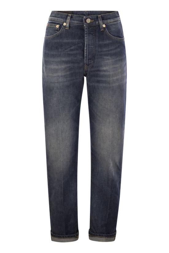  돈답 스트레이트 팬츠 DP776DS0354DIA8 800 DARK DENIM