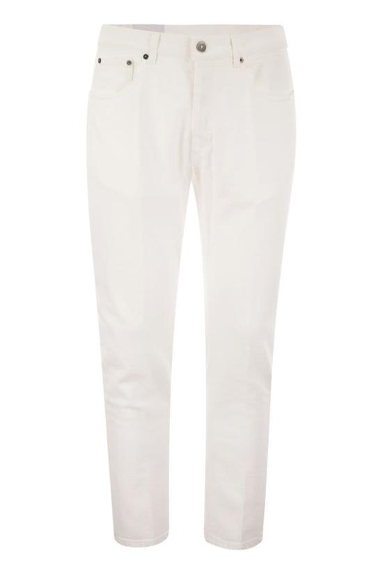  돈답 스트레이트 팬츠 UP576BS0033UDR4 000 WHITE