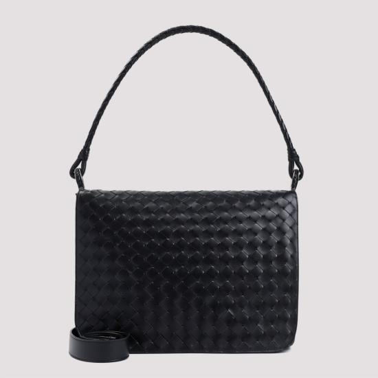  보테가베네타 스몰 스윙 메신저백 795074V2HL1 1208 black - BOTTEGA VENETA