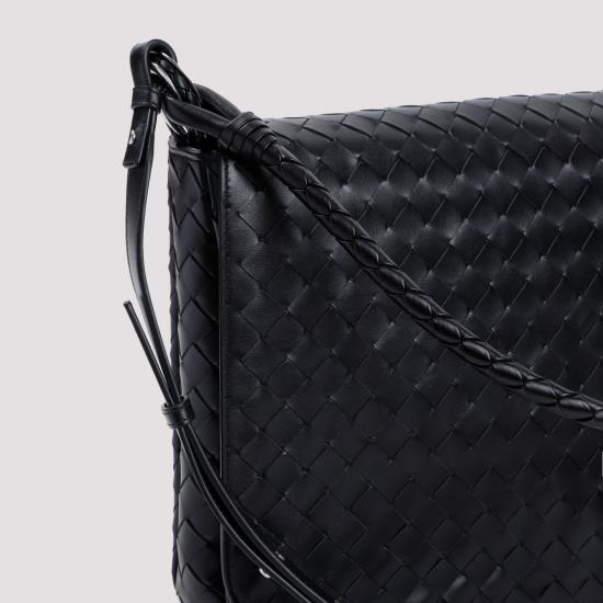  보테가베네타 스몰 스윙 메신저백 795074V2HL1 1208 black - BOTTEGA VENETA