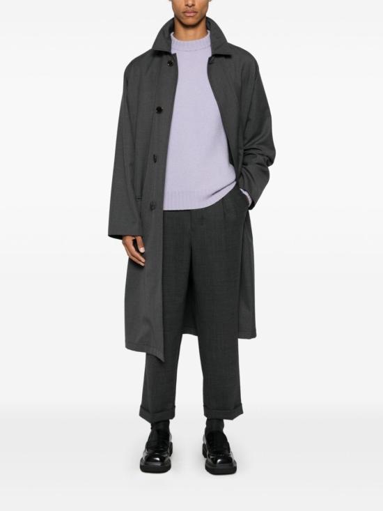  아미 스트레이트 팬츠 HTR111PL0002 DARKGREY - AMI