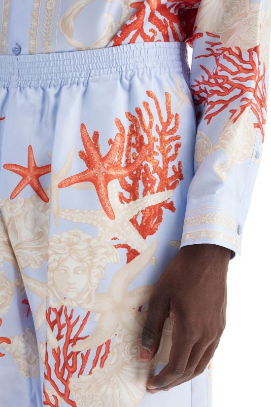  베르사체 스트레이트 팬츠 10024761A11093 CORALBONE - VERSACE