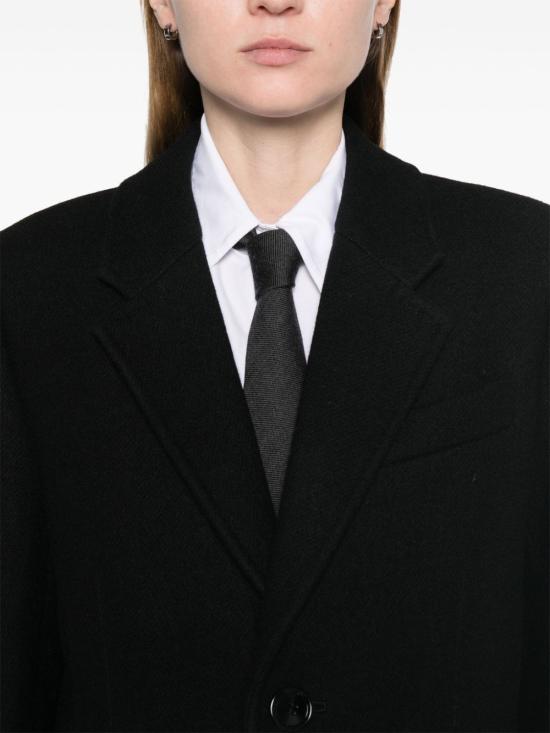 24FW 아미 코트 FCO010WV0049001 Black - AMI