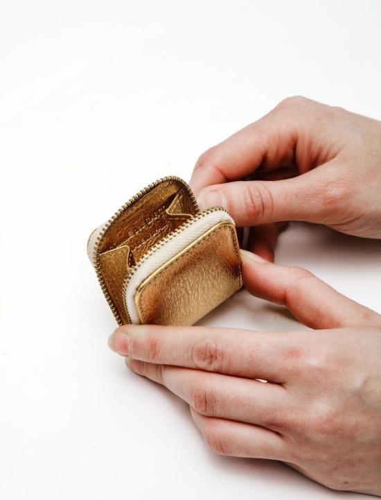 24FW 꼼데가르송 반지갑 SA4100G GOLD - COMME DES GARCONS