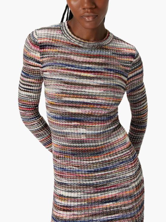  미소니 미디 원피스 DS24WG2BBK040BSM9FD Powder - MISSONI