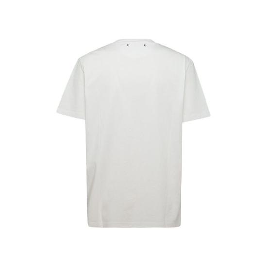  골든구스 카보숑 크리스탈 티셔츠 GWP01220P000673 10363 White - GOLDEN GOOSE