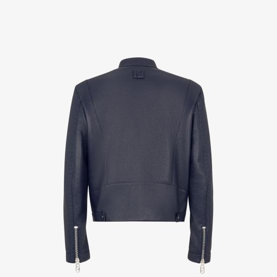 24FW 펜디 가죽 자켓 FPJ134AQOP BLUEBERRY - FENDI