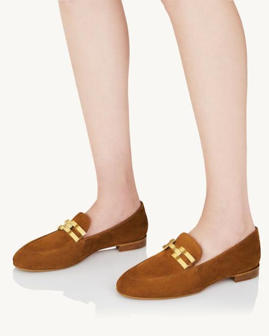  아쿠아주라 뮬/슬리퍼 BDSFLAM0SUE COGNAC - AQUAZZURA