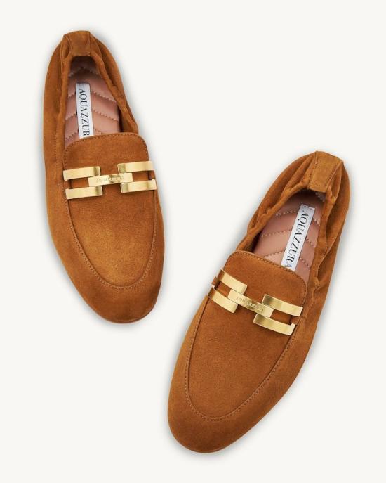  아쿠아주라 뮬/슬리퍼 BDSFLAM0SUE COGNAC - AQUAZZURA