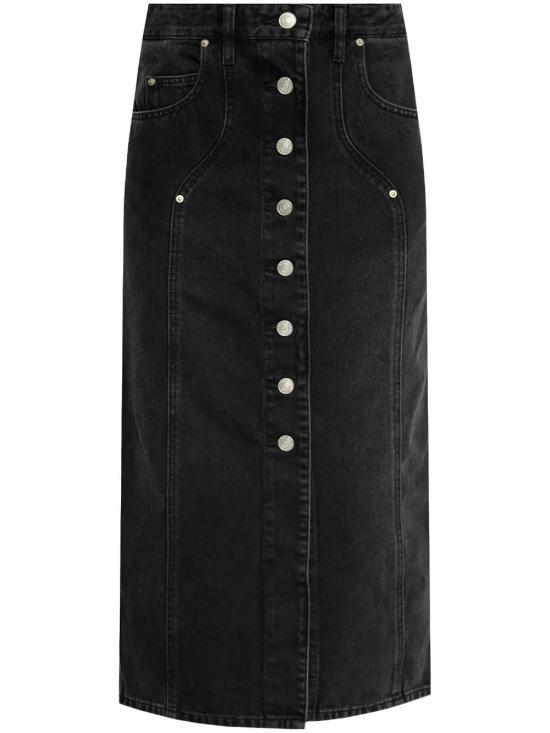 24FW 이자벨마랑 스커트 JU0073FBB3H02E02FK BLACK