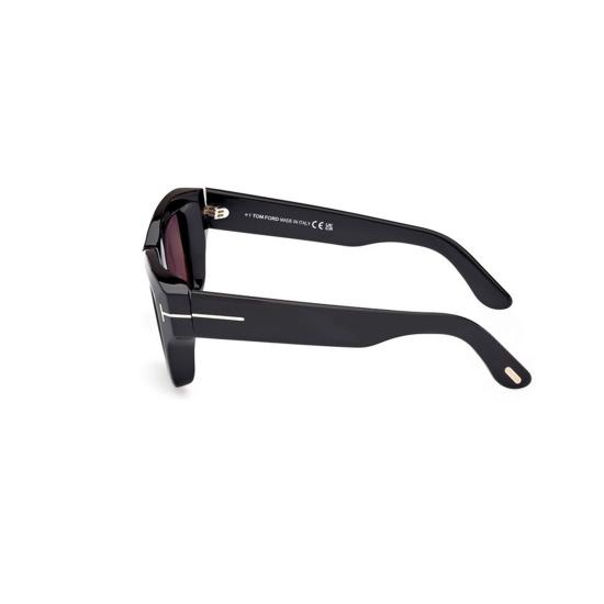  톰포드 선글라스 FT115401A SHINY BLACK SMOKE - TOMFORD