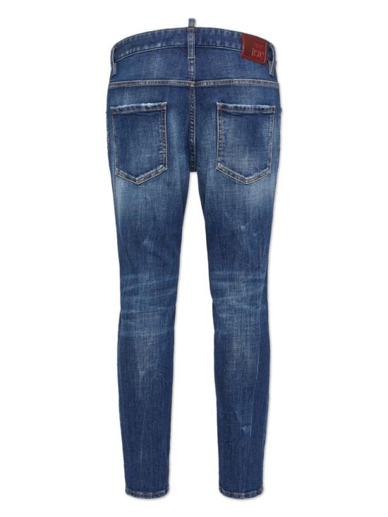  디스퀘어드2 스트레이트 팬츠 S74LB1572S30872470 NAVY BLUE - DSQUARED2