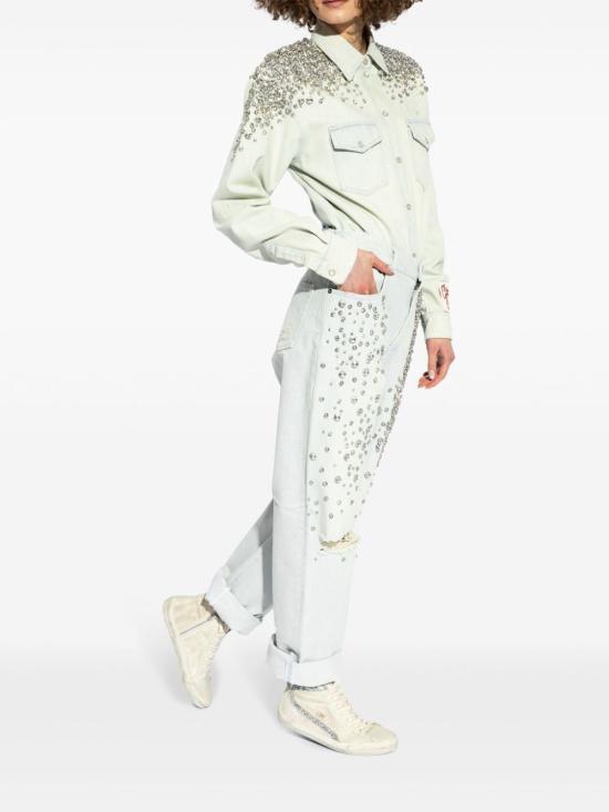  골든구스 스니커즈 GWF00115F00621382718 SEEDPEARL GREY MORN ORCHID HUSH SILVER - GOLDEN GOOSE