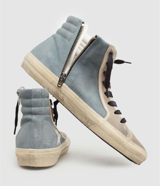  골든구스 스니커즈 GWF00115F00613382705 SMOKE BLUE BEIGE SILVER GREY MORN - GOLDEN GOOSE