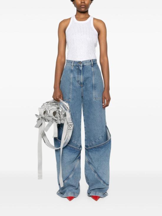 24FW 디 아티코 민소매 티셔츠 247WCT276J050R480 White - THE ATTICO