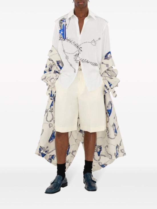  버버리 스트레이트 팬츠 8087091156230 PEARL - BURBERRY