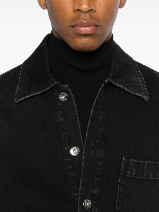  랑방 긴팔 셔츠 RMSI0326D085A24 BLACK - LANVIN
