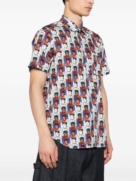  꼼데가르송 반팔 셔츠 FMB020S24 PRINTF - COMME DES GARCONS