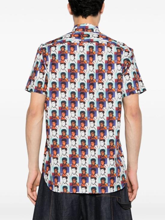  꼼데가르송 반팔 셔츠 FMB020S24 PRINTF - COMME DES GARCONS