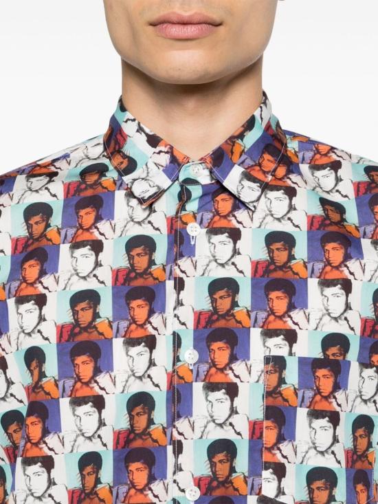  꼼데가르송 반팔 셔츠 FMB020S24 PRINTF - COMME DES GARCONS