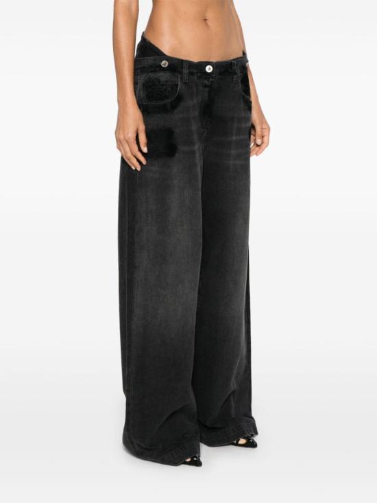 24FW 디 아티코 스트레이트 팬츠 248WCP190D075100 Black - THE ATTICO