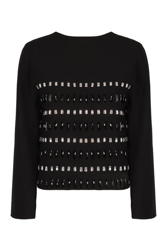 24FW 막스마라 스튜디오 가디건 MANTO2426046013600 003 black - MAX MARA STUDIO