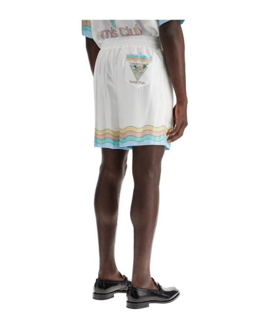 24FW 카사블랑카 숏팬츠 MPF24TR01202 MAISONREVE - CASABLANCA