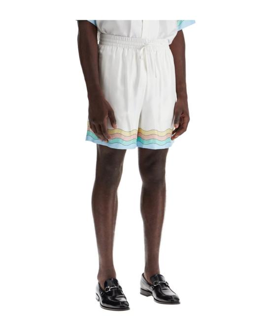 24FW 카사블랑카 숏팬츠 MPF24TR01202 MAISONREVE - CASABLANCA