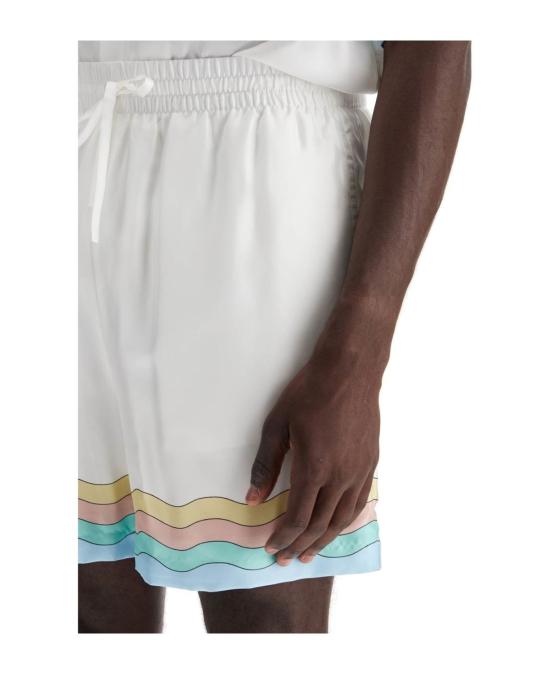 24FW 카사블랑카 숏팬츠 MPF24TR01202 MAISONREVE - CASABLANCA