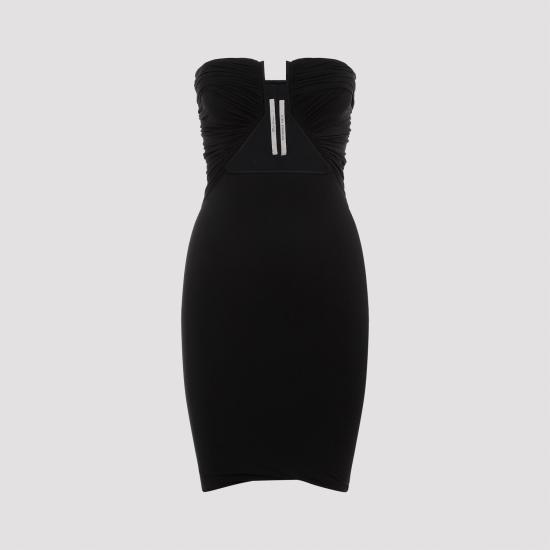 24FW 릭 오웬스 미디 원피스 RP02D3530JN 09 BLACK - RICK OWENS