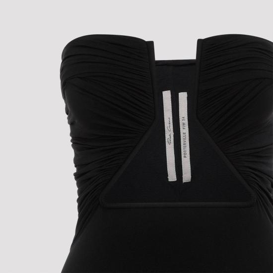 24FW 릭 오웬스 미디 원피스 RP02D3530JN 09 BLACK - RICK OWENS