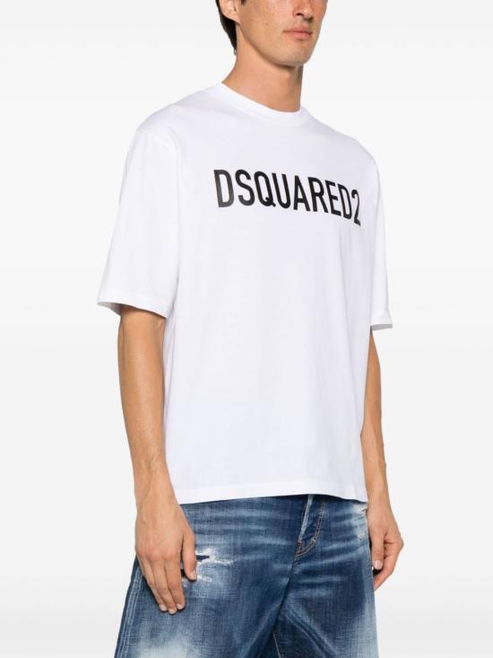 24FW 디스퀘어드2 반팔 티셔츠 S74GD1197D20004100 White - DSQUARED2