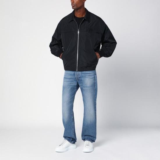  알렉산더 맥퀸 봄버 자켓 792111QRAAJ 1000 BLACK - ALEXANDER MCQUEEN