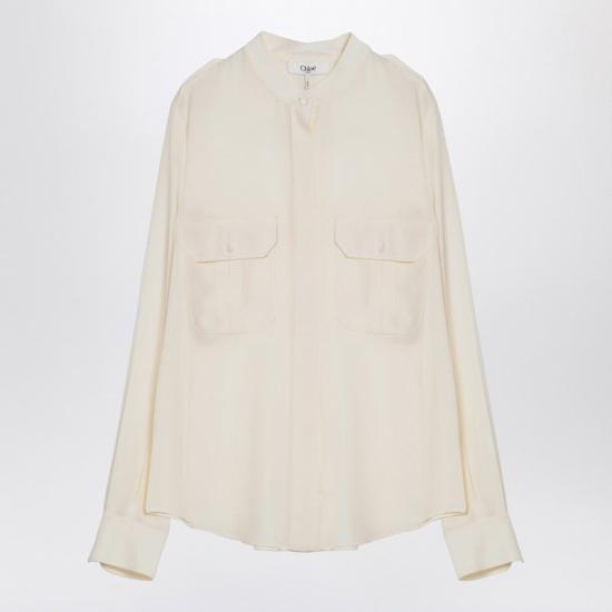 24FW 끌로에 셔츠 CHC24AHT68004 103 WHITE