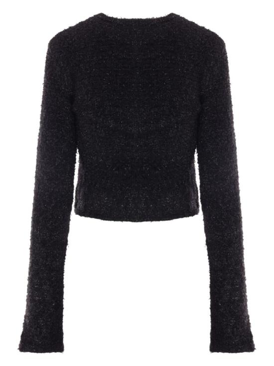 24FW 발렌시아가 가디건 793604T3328 1000 BLACK - BALENCIAGA