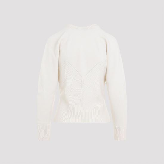 24FW 알렉산더 맥퀸 스웨터 798349Q1BAP 9004 WHITE - ALEXANDER MCQUEEN
