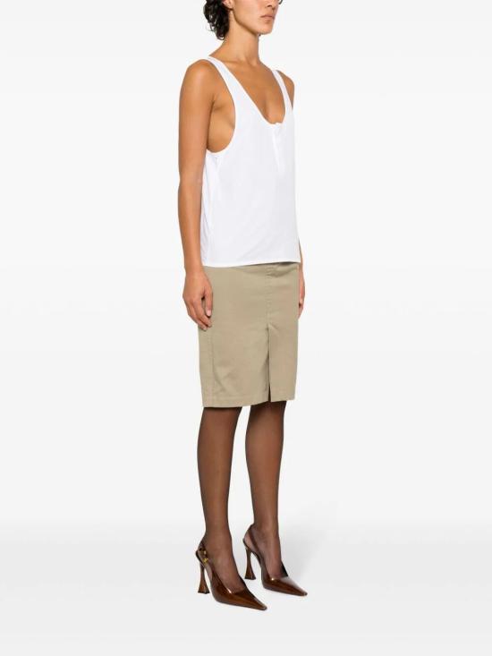  생로랑 반팔 티셔츠 790074Y227W 9000 WHITE - SAINT LAURENT