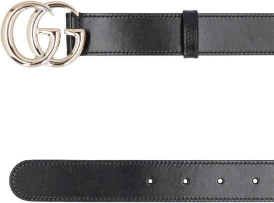  구찌 GG 마몽 씬 벨트 6258390AAA5 1000 black - GUCCI