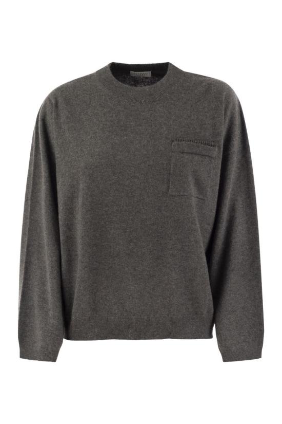  브루넬로 쿠치넬리 스웨터 M12192300 C079 PLUM