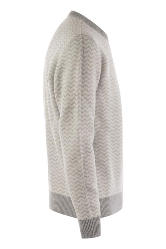  키톤 스웨터 UMK0506 003 LIGHT GREY - KITON