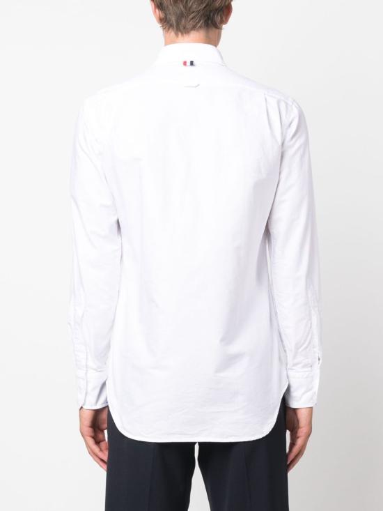  톰브라운 긴팔 셔츠 MWL001AF0313100 White - THOM BROWNE
