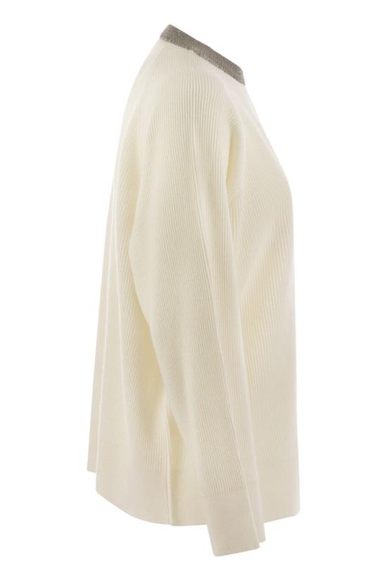  브루넬로 쿠치넬리 스웨터 M12191100P C2723 WHITE - BRUNELLO CUCINELLI
