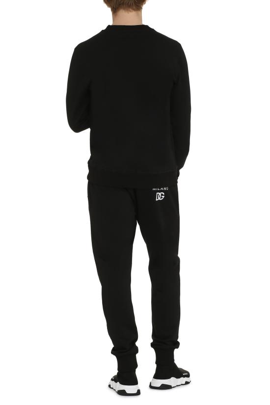  돌체앤가바나 긴팔 티셔츠 G9ABJTG7F2G N0000 black - DOLCE & GABBANA