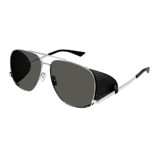  생로랑 선글라스 SL 653 LEON LEATHER SPOILER 001 Silver