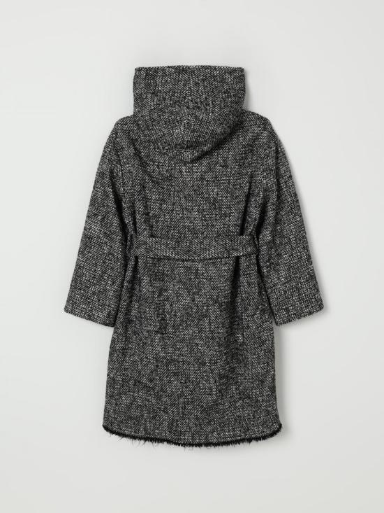 25FW [키즈] 모나리자 코트 41F1016313 5001 Black - MONNALISA