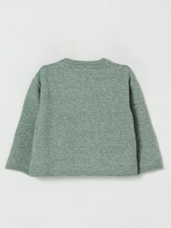 25FW [키즈] 스텔라 맥카트니 풀오버 TX9A00Z2292 718 Green - STELLA MCCARTNEY