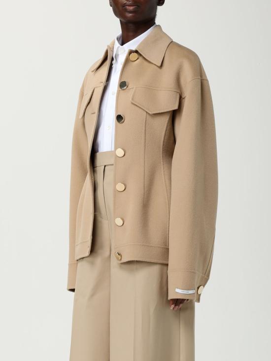 25FW 스포트막스 코트 2522086011600 001 Camel - SPORTMAX