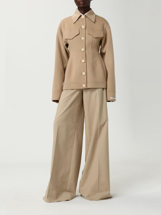 25FW 스포트막스 코트 2522086011600 001 Camel - SPORTMAX