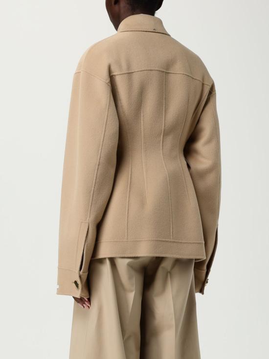 25FW 스포트막스 코트 2522086011600 001 Camel - SPORTMAX